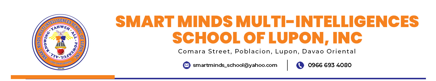 Smart Minds Multi-Intelligences School of Lupon, Inc. Letterhead